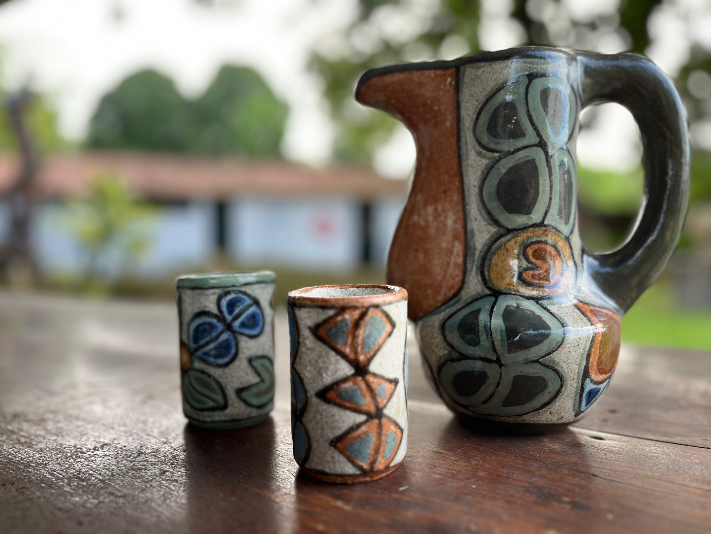 Onde o afeto nasce (Jarra pelicano + 2 copos)